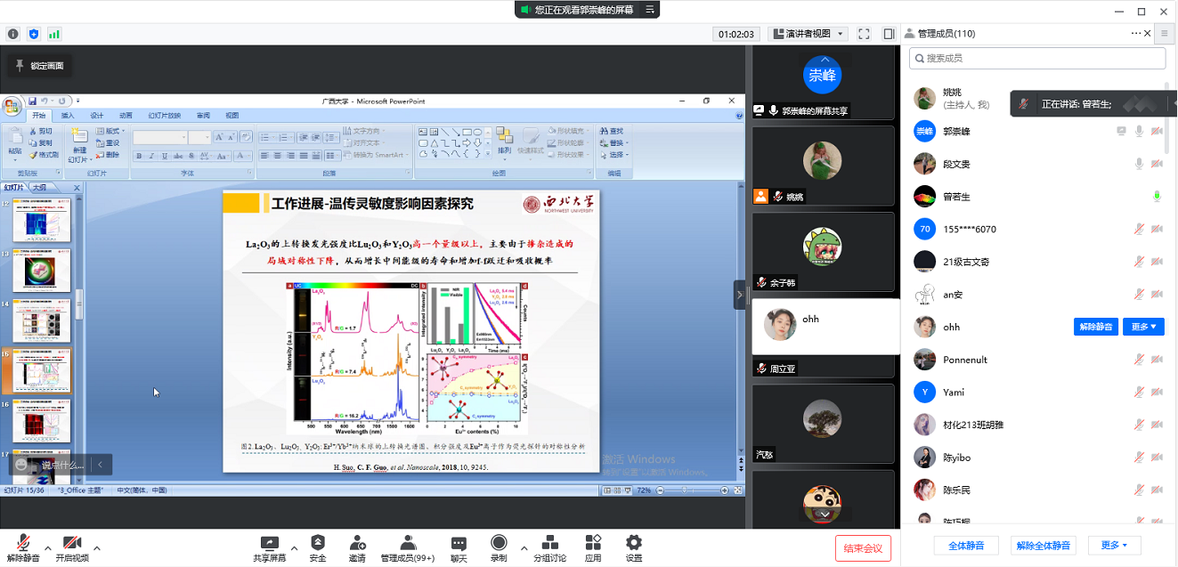 9001cc金沙以诚为本官方网建院90周年系列学术报告——多功能上转换微纳光热转换平台的构建